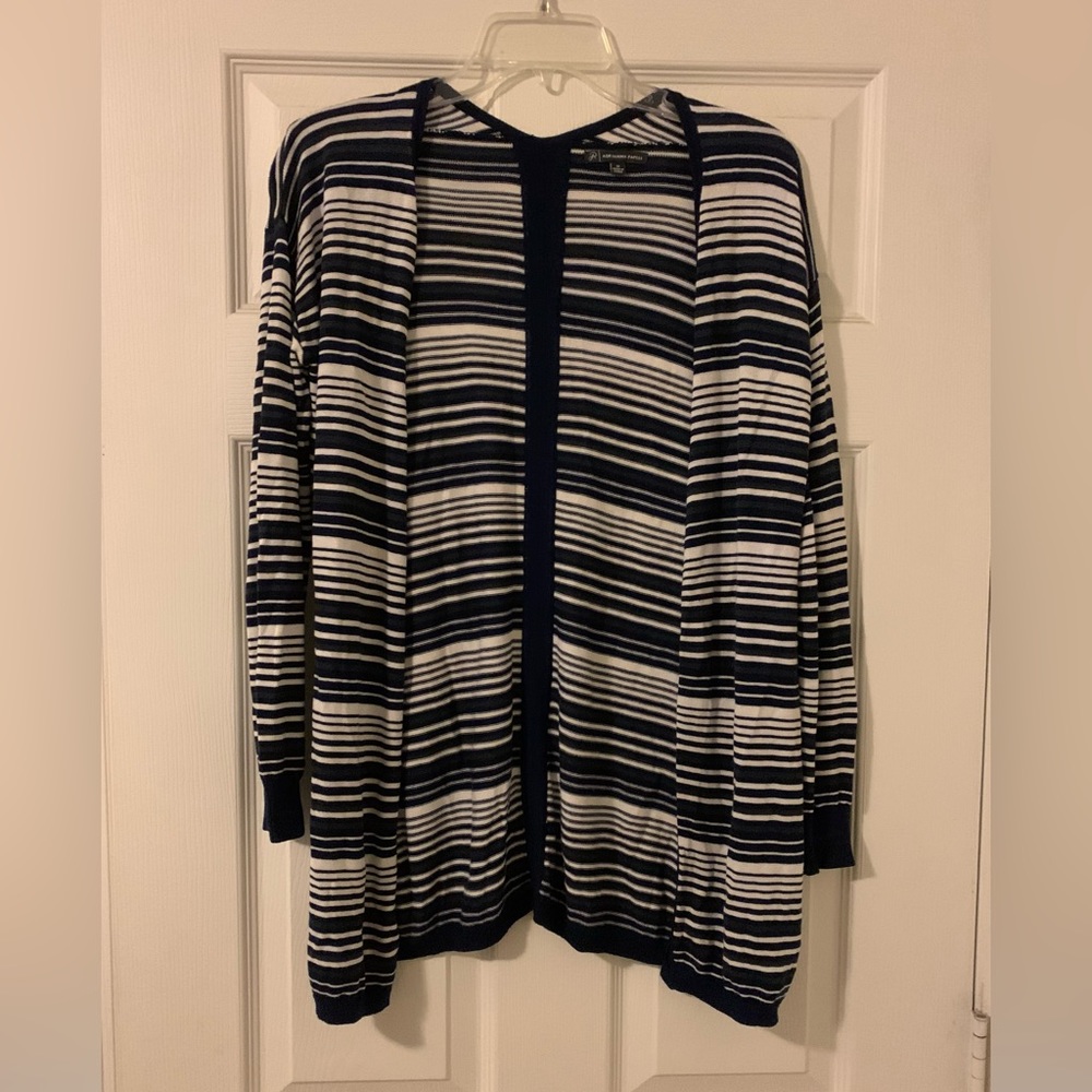 Adrianna Pappel striped cardigan sweater